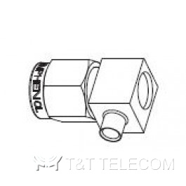 Разъем 901-10053 Amphenol | SMA male, вилка угловая под кабель 0.086”