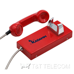 Компактный аппарат прямой связи KADAMM TALK-4105 (ТЛ4105), ЦБ, красный, IP55