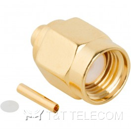 Разъем 132101RP Amphenol | SMA male, вилка прямая под кабель 0.085”