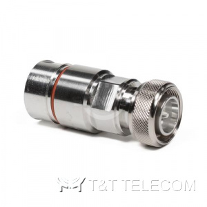 Разъем BN 431115 Spinner || 4.3-10 male для кабеля 1/2" серии Multifit | Гаечное крепление (hand screw)