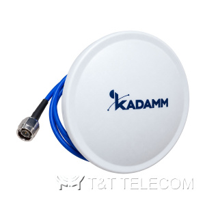 KADAMM I-ATO5-698/3600 — многодиапазонная потолочная ненаправленная (всенаправленная) антенна 698–960 / 1427–1511 / 1710–2690 / 3400–3600 МГц, 5,32 дБи, 1 порт