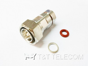 Разъем 716M-LCF12-C02 7/16 male для кабеля 1/2" | Серия OMNI FIT™ Standard, O-ring, 6 ГГц