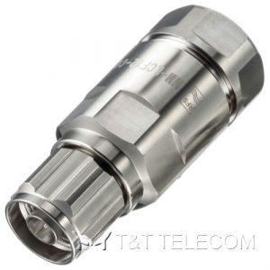 Разъем NM-LCF12-C02-6 N male - вилка прямая для коаксиального кабеля 1/2" | Серия OMNI FIT Standard, расширенный диапазон частот (6 ГГц)