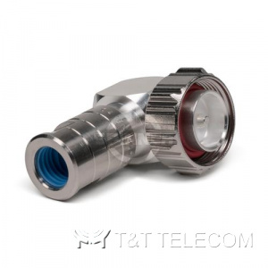 Разъем BN 847357 Spinner || 7-16 male угловой для коаксиального кабеля 1/2" серии CAF