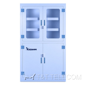 Медицинский полипропиленовый шкаф KADAMM ШПП-МЕД-2 — 170 л, 180×90×45 см