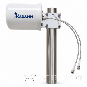 KADAMM ALP-3740VH10KB — логопериодическая антенна 3700–4000 МГц, 10 дБи, 2 порта