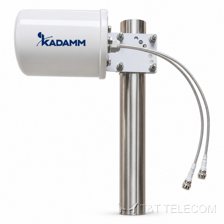 KADAMM ALP-3740VH10KB — логопериодическая антенна 3700–4000 МГц, 10 дБи, 2 порта