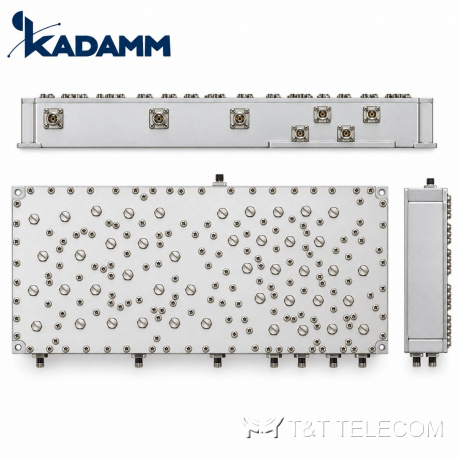 Фильтр-комбайнер семидиапазонный KADAMM КМ-7-03 — 758–821 / 869–894 / 921–960 / 1805–1880 / 1930–1990 / 2100–2400 / 2496–2690 МГц
