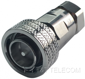 43MP-SCF12-C03 Разъем 4.3‑10 Male Push‑Pull для супергибкого кабеля 1/2" | Серия OMNI FIT Standard, cамозащелкивающийся, 6 ГГц