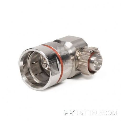 Разъем BN 431133 Spinner || 4.3-10 male угловой для кабеля 7/8" серии MultiFit | Крепление гаечное (screw right angle)