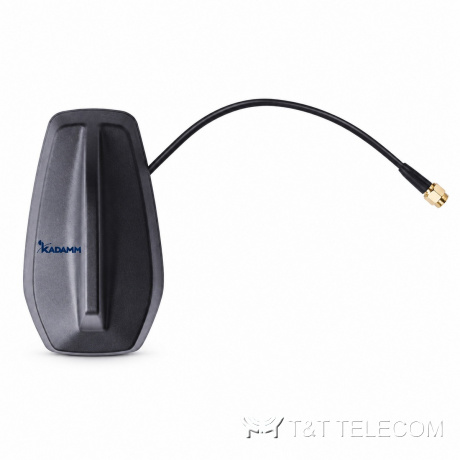 KADAMM GNSS-L1B1-28SH — антенна GPS/BeiDou «акулий плавник», МШУ 28 дБ, кабель RG174, SMA