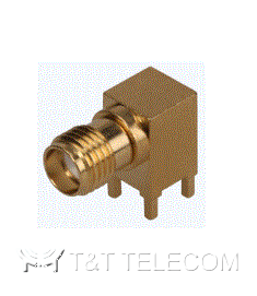 Разъем 85_SMA-50-0-147/111_YM Huber+Suhner | Розетка угловая для печатных плат, сквозное отверстие