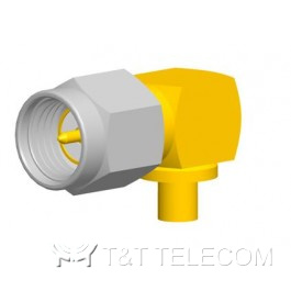 Разъем 901-9221-2ASF Amphenol | SMA male, вилка угловая под кабель 0.085”