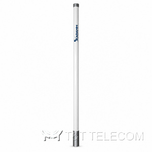 KADAMM AC-4007W9 — коллинеарная ненаправленная антенна 375–405 / 405–435 / 445–475 МГц, 7,2 дБи, 1 порт