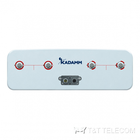 KADAMM K802709018s — секторная панельная антенна 698–960 МГц, 2 системы излучателей, 33°, 18,2 дБи, 4 порта, встроенный RET