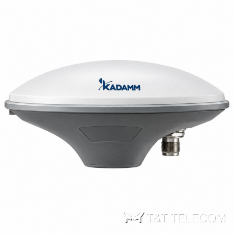 KADAMM GNSS-RTK-L125-40T — геодезическая антенна ГНСС L1/L2/L5, фазовый центр ±2 мм, МШУ 40 дБ, TNC, IP67