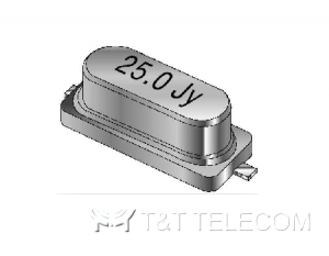 Кварцевые резонаторы Jauch 25,0 МГц | SMD в металлическом корпусе HC-49SM