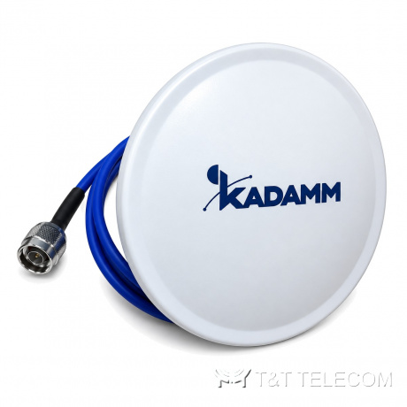 KADAMM I-ATO5-698/3800H — многодиапазонная потолочная антенна 698–960 / 1710–2700 / 3300–3800 МГц, 5,5 дБи, 1 порт