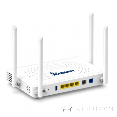 KADAMM FTTR-KIT — система FTTR «оптика до комнаты»: оптический шлюз GPON/XGPON + Wi-Fi 6 и оптические роутеры до 32 комнат