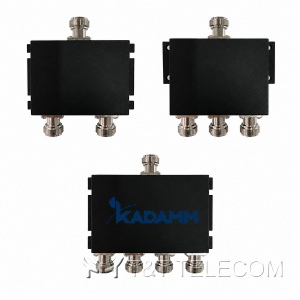 Делитель мощности KADAMM ДМУ-698/2700-N — 698–2700 МГц, на 2, 3, 4, 6 и 12 каналов