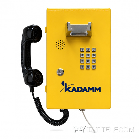 Всепогодный промышленный телефон KADAMM ТЛ1109 (TALK-1109), нержавеющая сталь