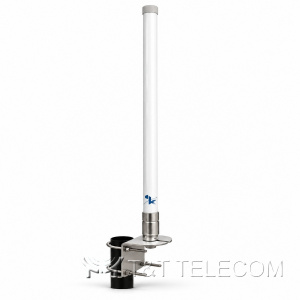 KADAMM AOU-698/2700 — всенаправленные стеклопластиковые антенны 4G 698–2700 МГц и 4G/5G 600–6000 МГц, 2,5–7,5 дБи