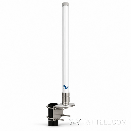 KADAMM AOU-698/2700 — всенаправленные стеклопластиковые антенны 4G 698–2700 МГц и 4G/5G 600–6000 МГц, 2,5–7,5 дБи