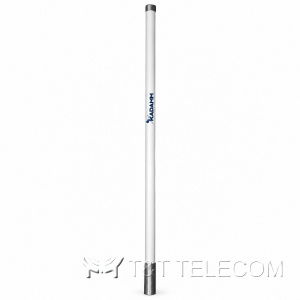 KADAMM AC-406430-9-500 — коллинеарная ненаправленная антенна 406–430 МГц, 9 дБи, 1 порт