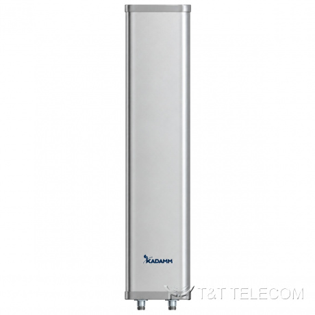 KADAMM APW2465VH17 — внешняя секторная антенна Wi-Fi 2400–2500 МГц, 17 дБи, 2 порта