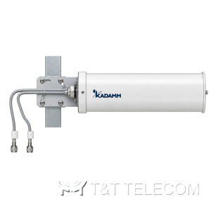 KADAMM APW496016 — двухдиапазонная направленная антенна Wi-Fi 4900–5500 / 5500–6000 МГц, 16 дБи, 1 порт